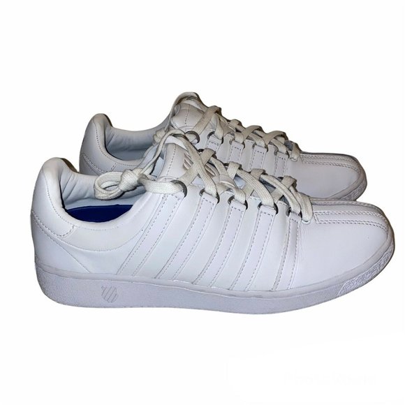 K-Swiss Classic VN White Sneakers 93343 101 Women’s Size 11 VGUC - Picture 2 of 8